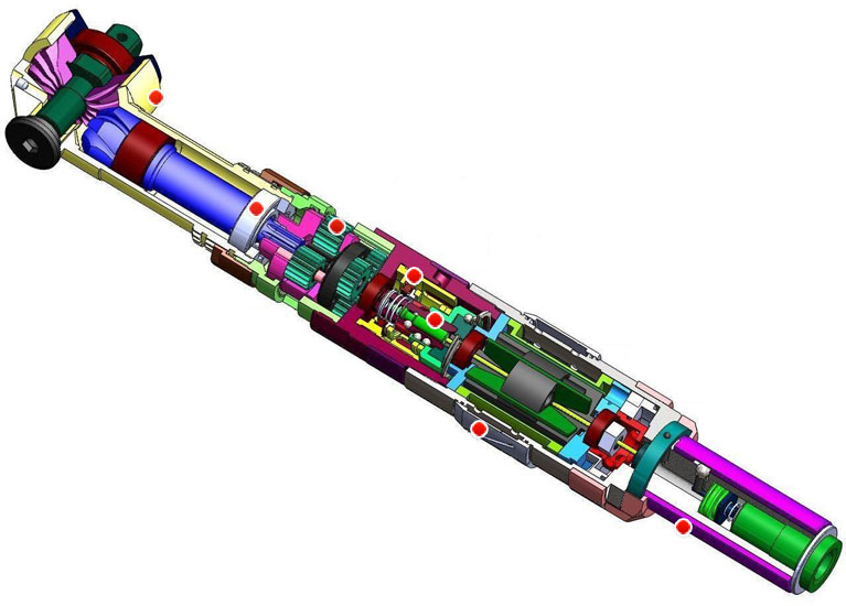 Right Angle Rolling Drive Tube Expansion System